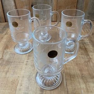 Princess House Crystal Mugs